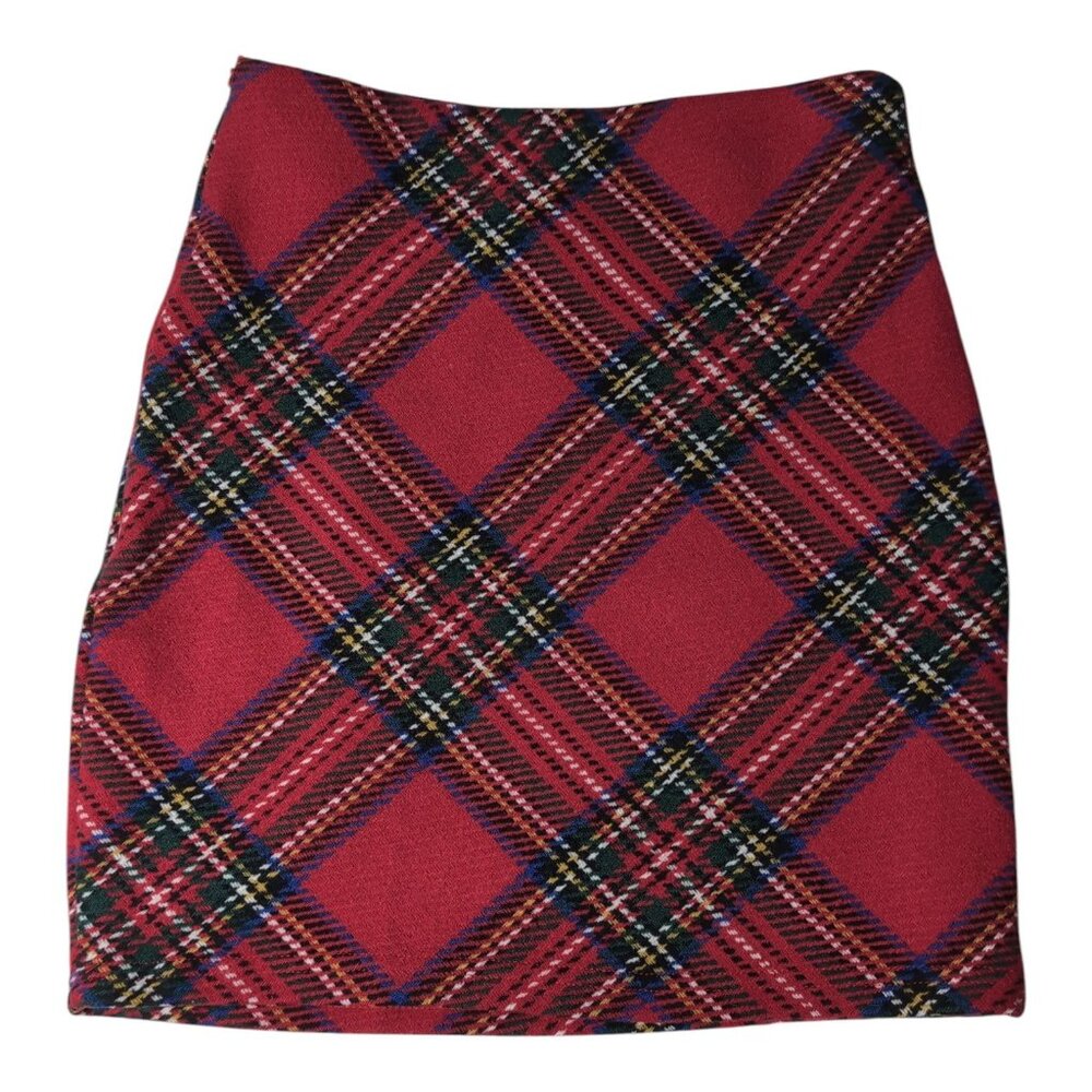 Chicwish Red Tartan Plaid Mini Skirt NWT Small Preppy Academia Schoolgirl